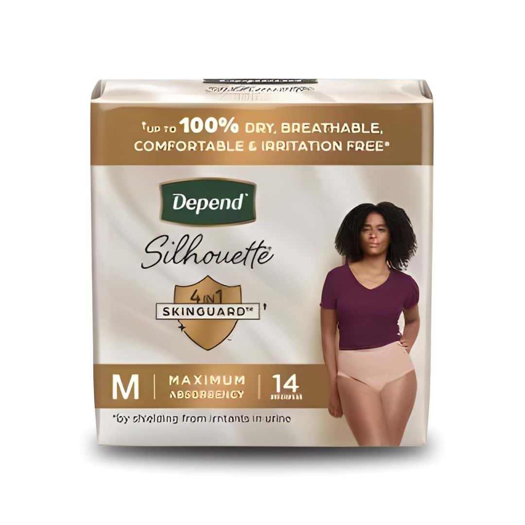 Absorbent Underwear Depend® Silhouette® Waistband Style Adult Female Disposable Heavy Absorbency - Image 2