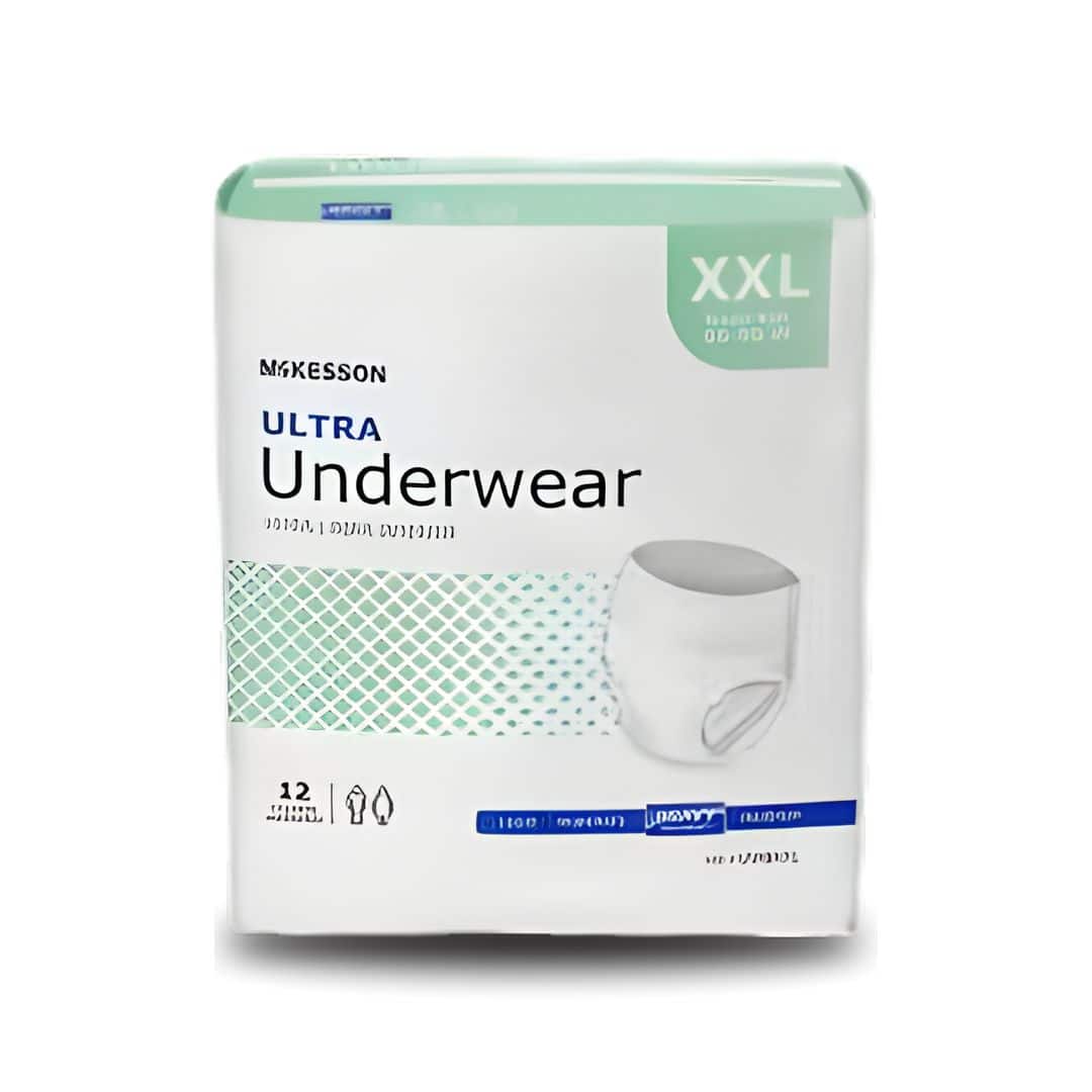 Absorbent Underwear McKesson Ultra Pull On with Tear Away Seams Adult Unisex Disposable Heavy Absorbency - Image 3