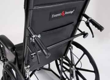 Advantage Reclining Wheelchair with Elevating Legrests - 16", 18" or 20" Seat - Image 4