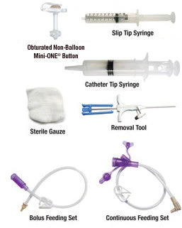 AMT Mini ONE Obturated Non-Balloon Button Gastrostomy Device, 14 to 24 Fr - Image 2