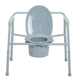Bariatric Folding Commode, Weight Capacity 650 lbs - Image 4
