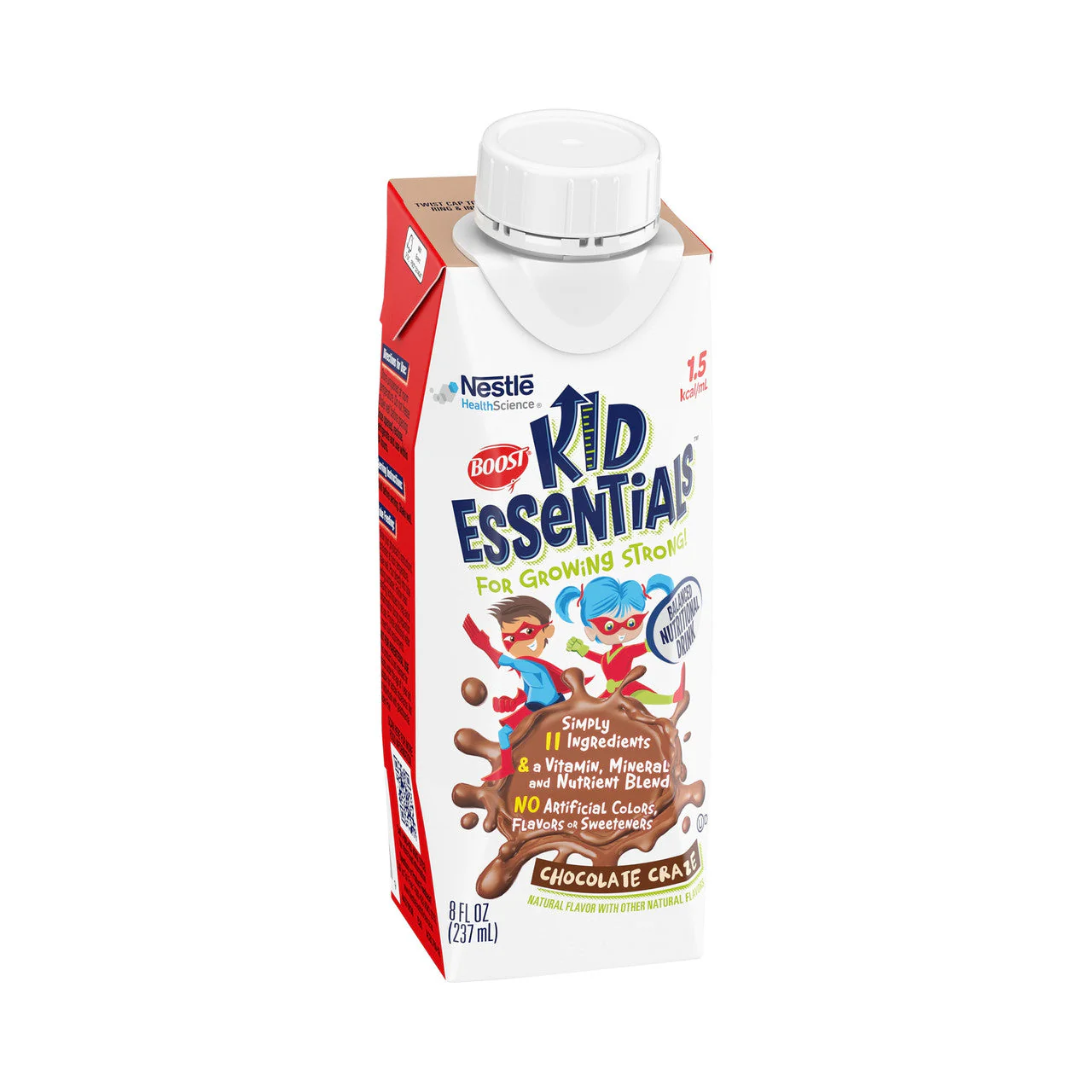 Boost® Kid Essentials™ Pediatric Oral Supplement 1.5 Chocolate Craze Flavor 8 oz. Carton - Image 4