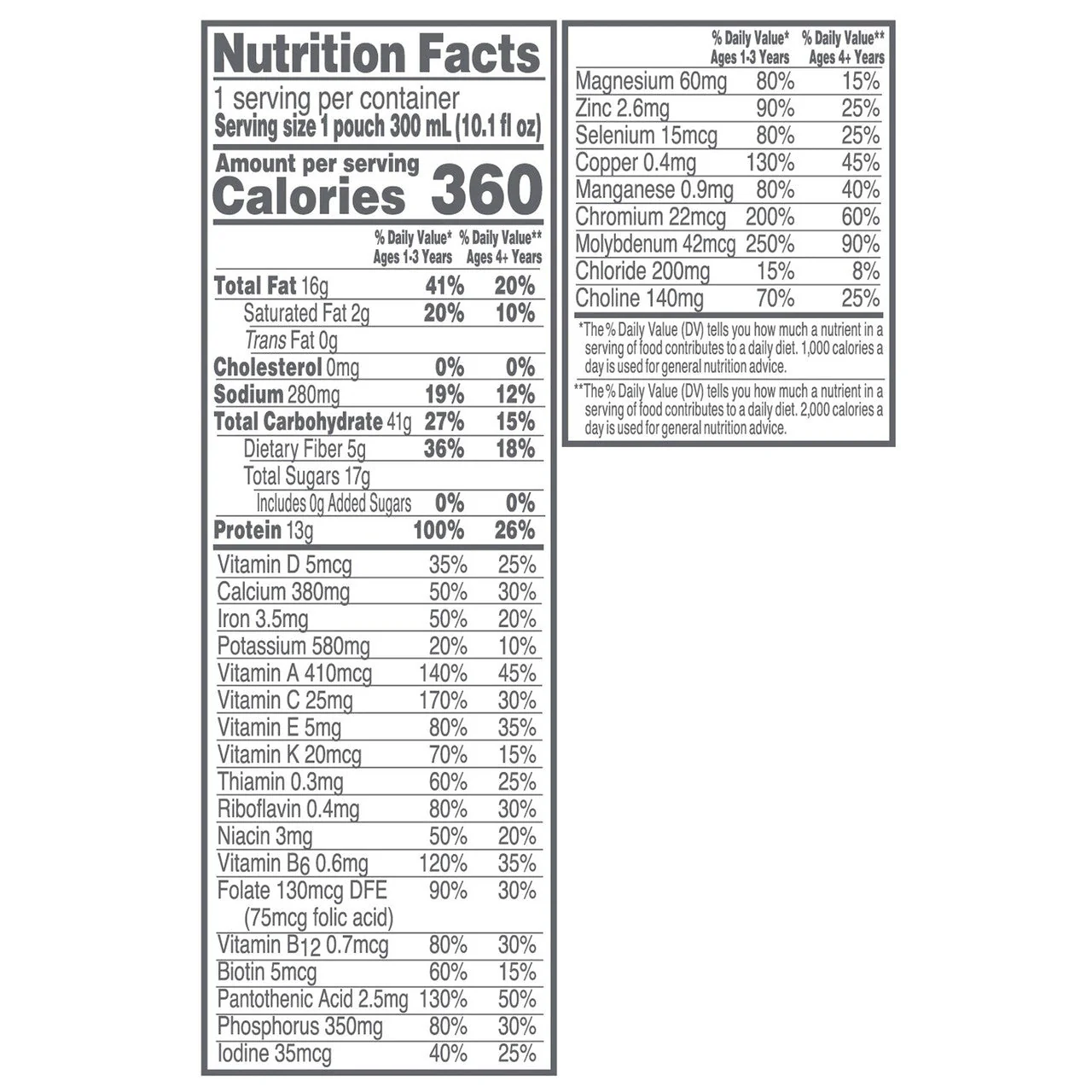Compleat® Pediatric Oral Supplement Organic Blends Plant Blend Flavor 10.1 oz. Pouch - Image 2