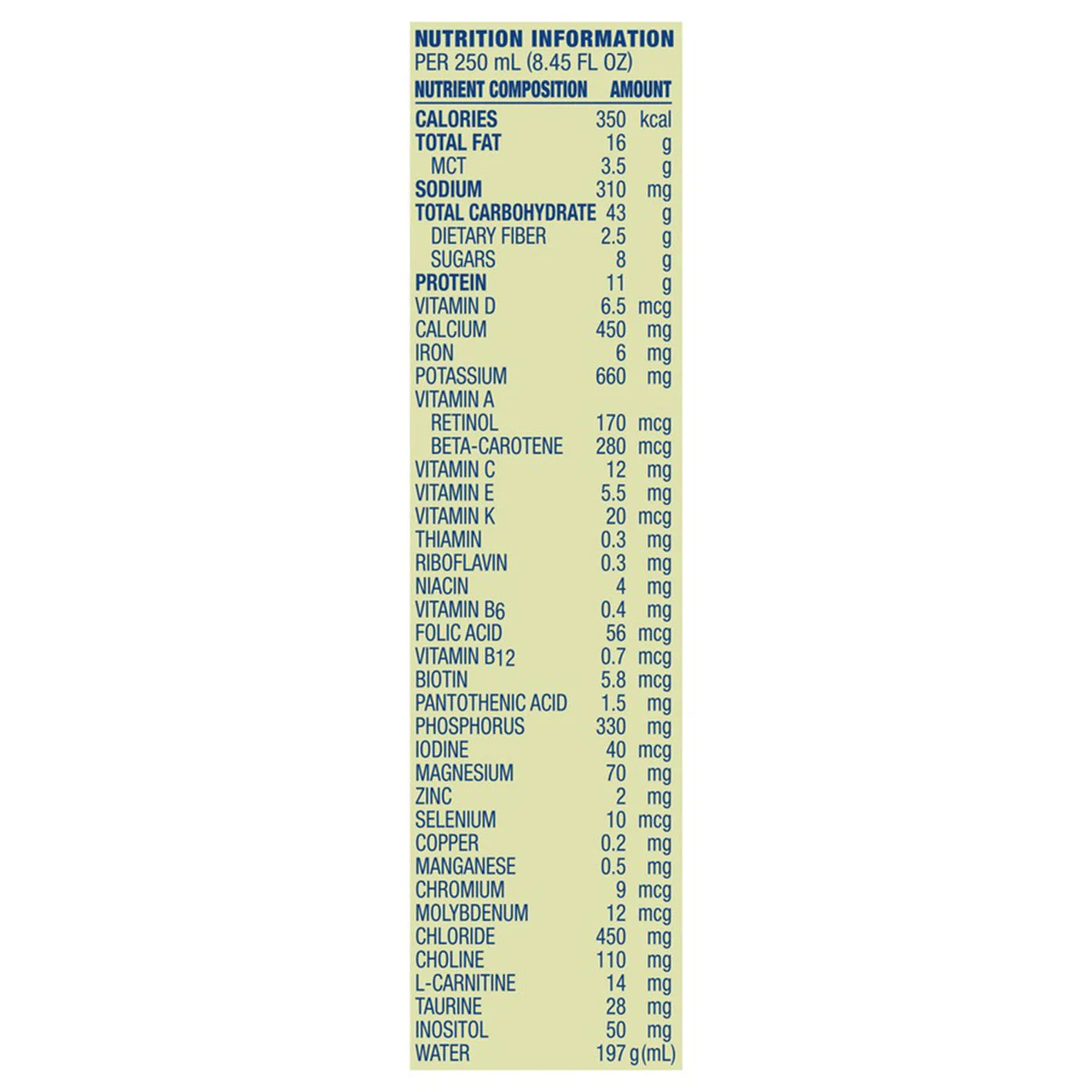 Compleat® Pediatric Oral Supplement Standard 1.4 Cal Vanilla Flavor 8.45 oz. Carton - Image 2