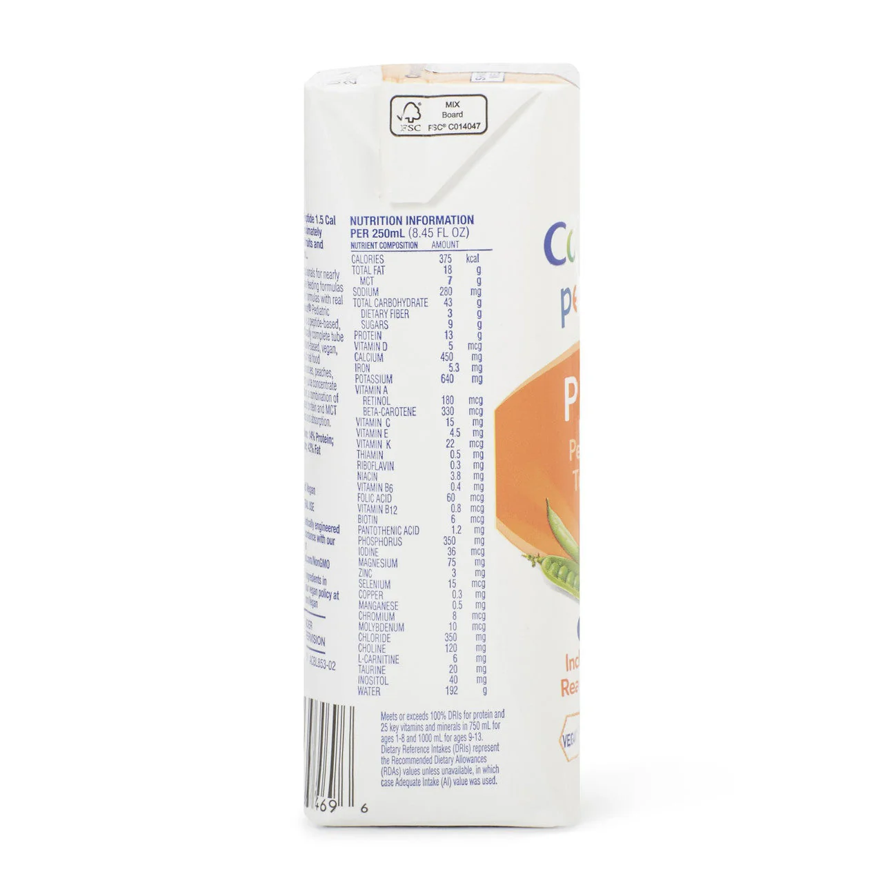 Compleat Pediatric Tube Feeding Formula Peptide 1.5 Vegetable / Fruit Medley 8.45 oz. Carton - Image 3