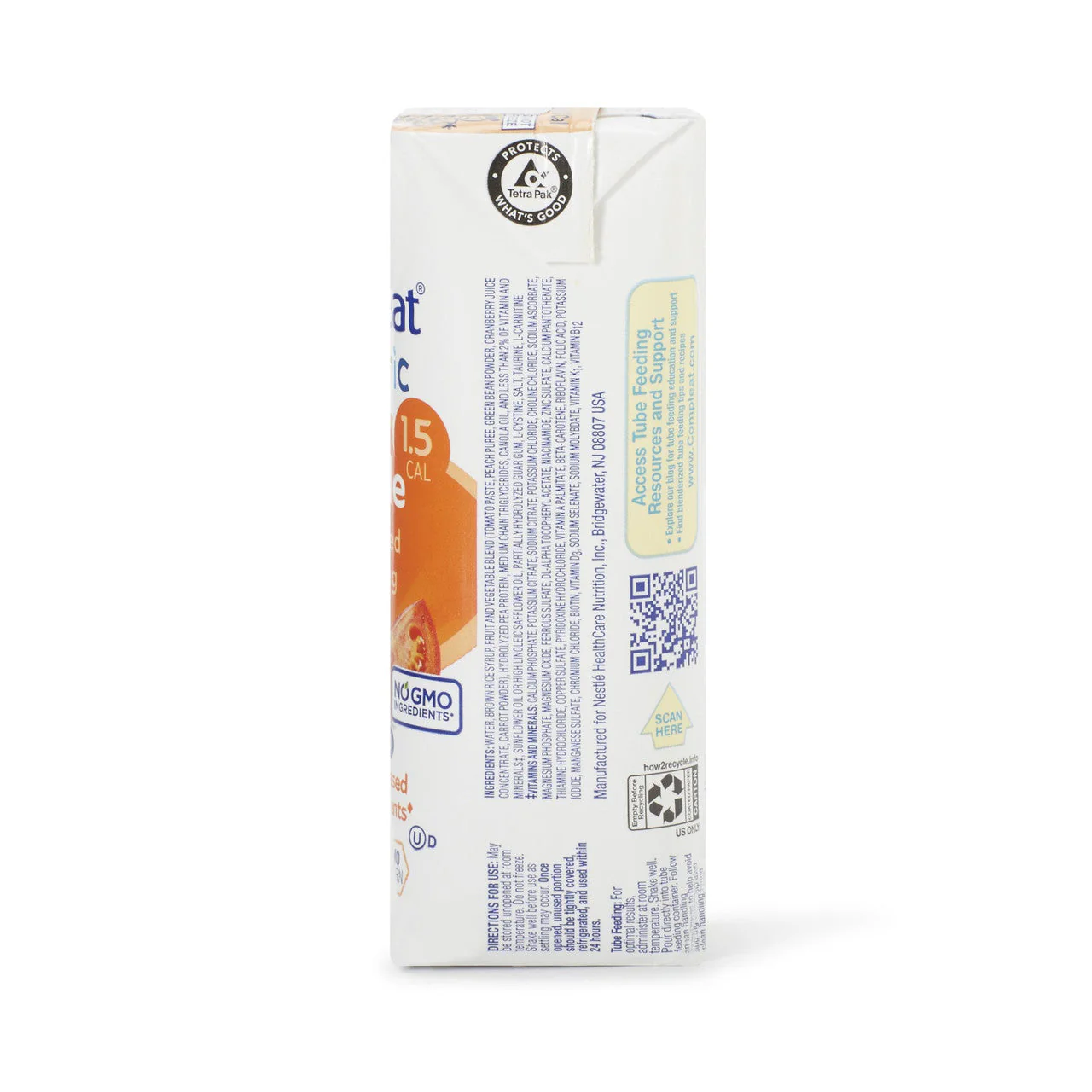 Compleat Pediatric Tube Feeding Formula Peptide 1.5 Vegetable / Fruit Medley 8.45 oz. Carton - Image 4