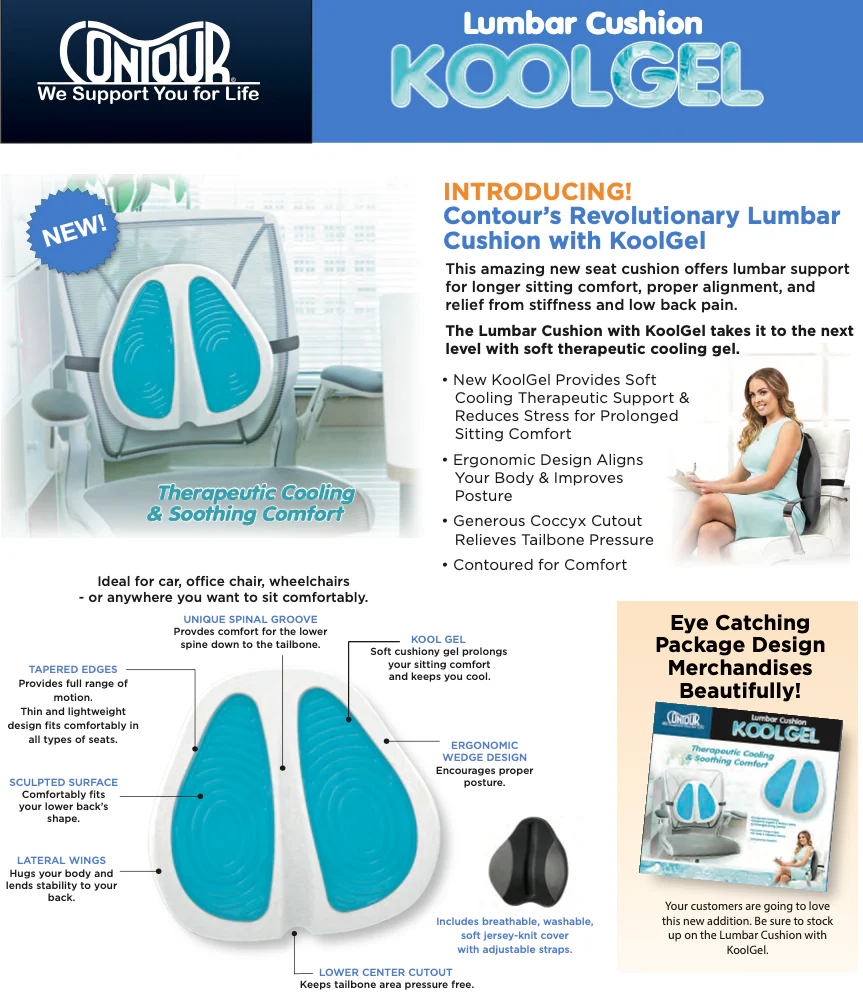 Contour Lumbar KoolGel Cushion - Image 2