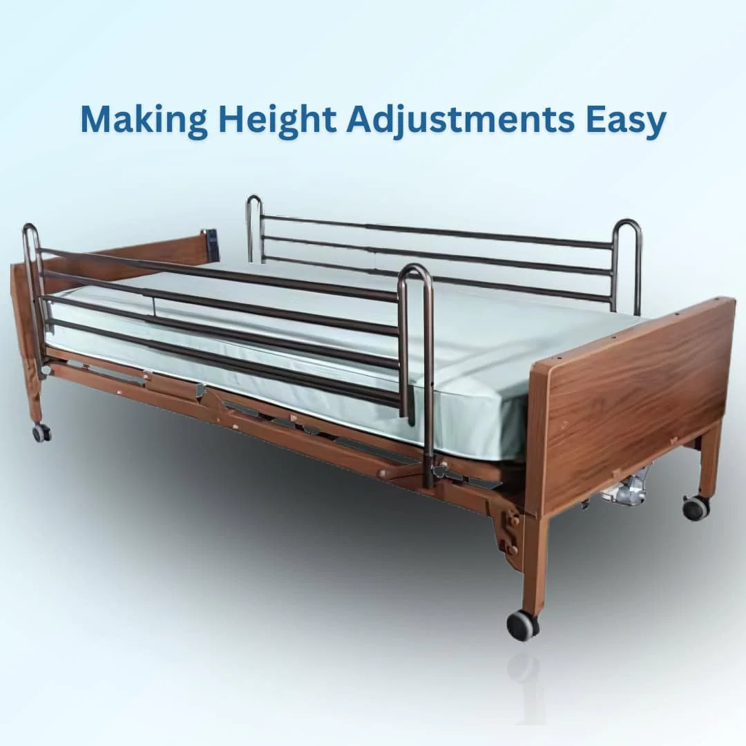 Delta Ultra Light 1000 Low Full Electric Hospital Bed, 36"W x 80"L - Image 3
