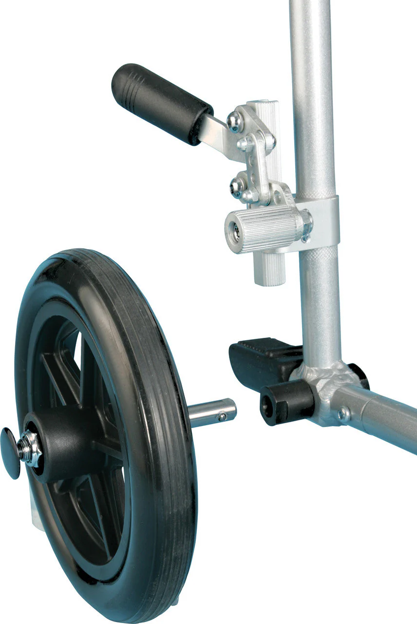 Deluxe Lightweight Aluminum Transport Chair w/ Removable Wheels - Image 3