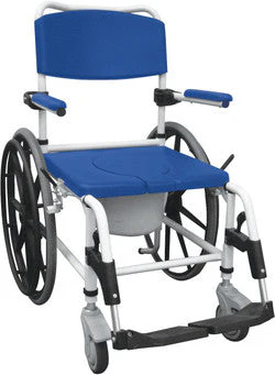 Drive Medical Aluminum Rehab Shower Commode Chair - Image 2