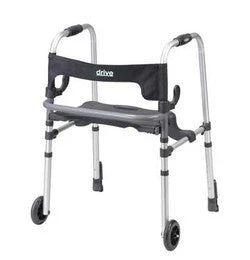 Drive Clever-Lite LS Walker Rollator with Seat & Push Down Brakes - Image 4