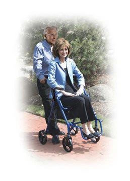 Drive Duet Rollator Transport Chair Combo - Users Height 5'2" to 6'0" - Image 3
