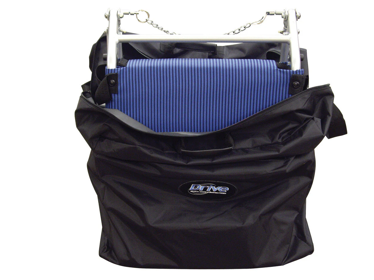 Drive Lightweight Folding Transport Wheelchair w/ Carry Bag - Image 3