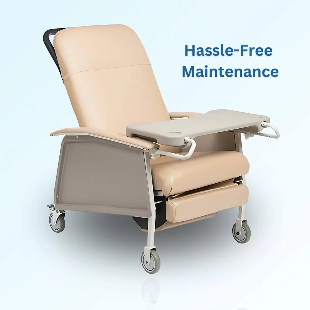 Drive Medical Extra-Wide Bariatric 3-Position Recliner - 500 lbs Capacity - Image 4