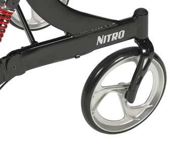 Drive Medical Nitro HD Rollator Tall - User Height - Image 5