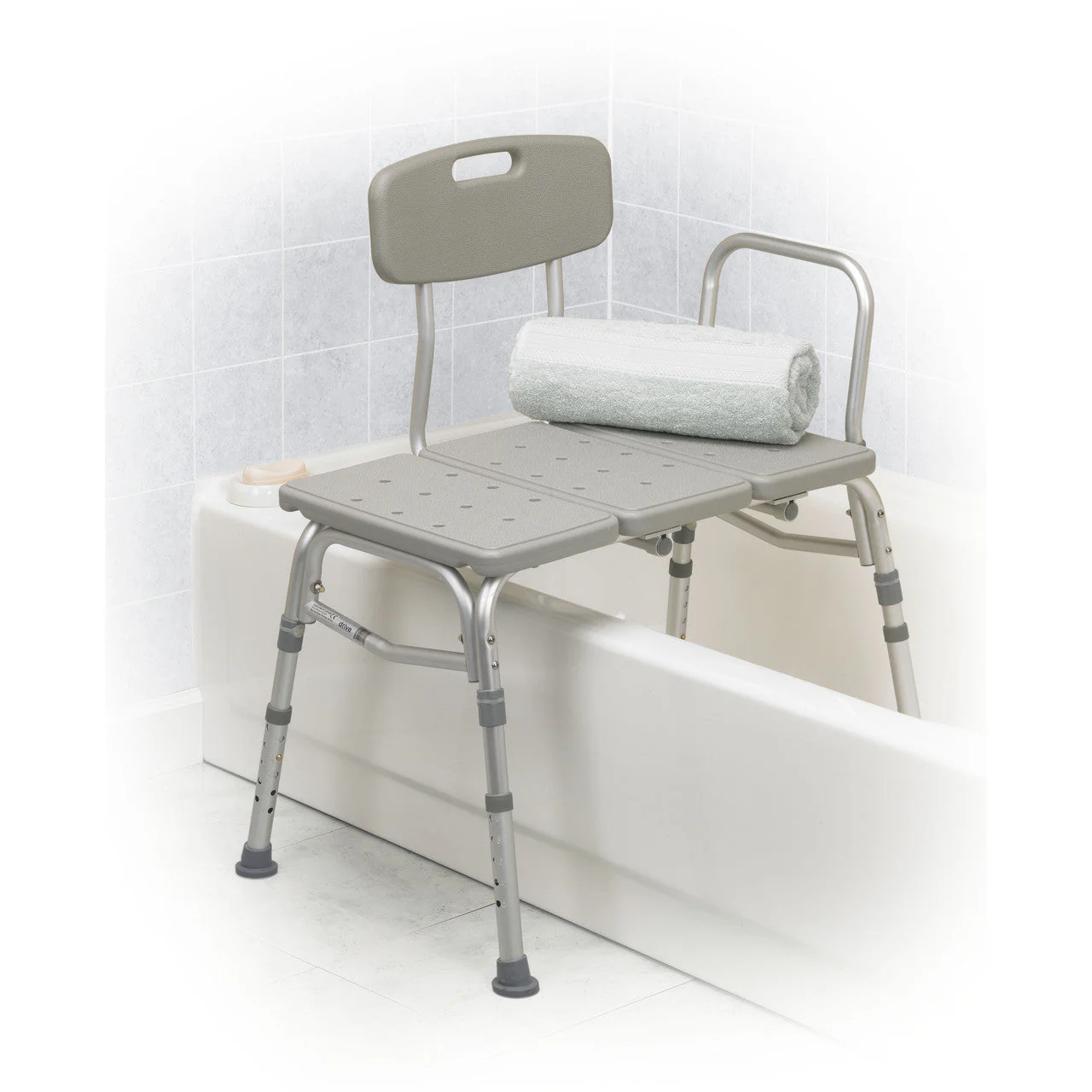 Drive Medical Three-Piece Transfer Bench - Image 2