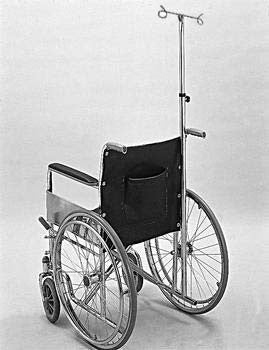 Drive Medical Universal Wheelchair Telescoping IV Pole - Image 2