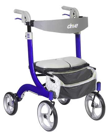Drive Nitro DLX Euro-Style Rollator Walker - User Height 5'2" to 6'0" - Image 3