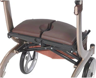 Drive Nitro DLX Euro-Style Rollator Walker - User Height 5'2" to 6'0" - Image 4