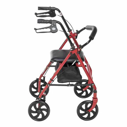 Drive Steel Frame Walker Rollator - User Height 5'2" to 6'0" - Image 2