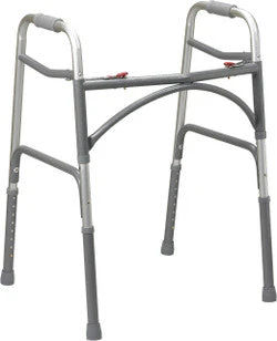 Drive Two-Button Folding Bariatric Walker - 500 lb Weight Capacity - Image 2