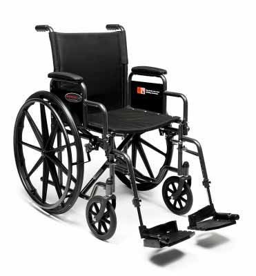 Everest & Jennings Advantage LX Wheelchair with Full & Desk Arms - 16", 18" or 20"W Seat