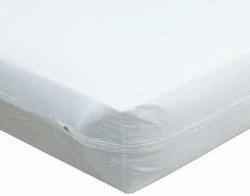 Graham Field Zippered Vinyl Mattress Protector - 36" x 80" x 6" - Image 2