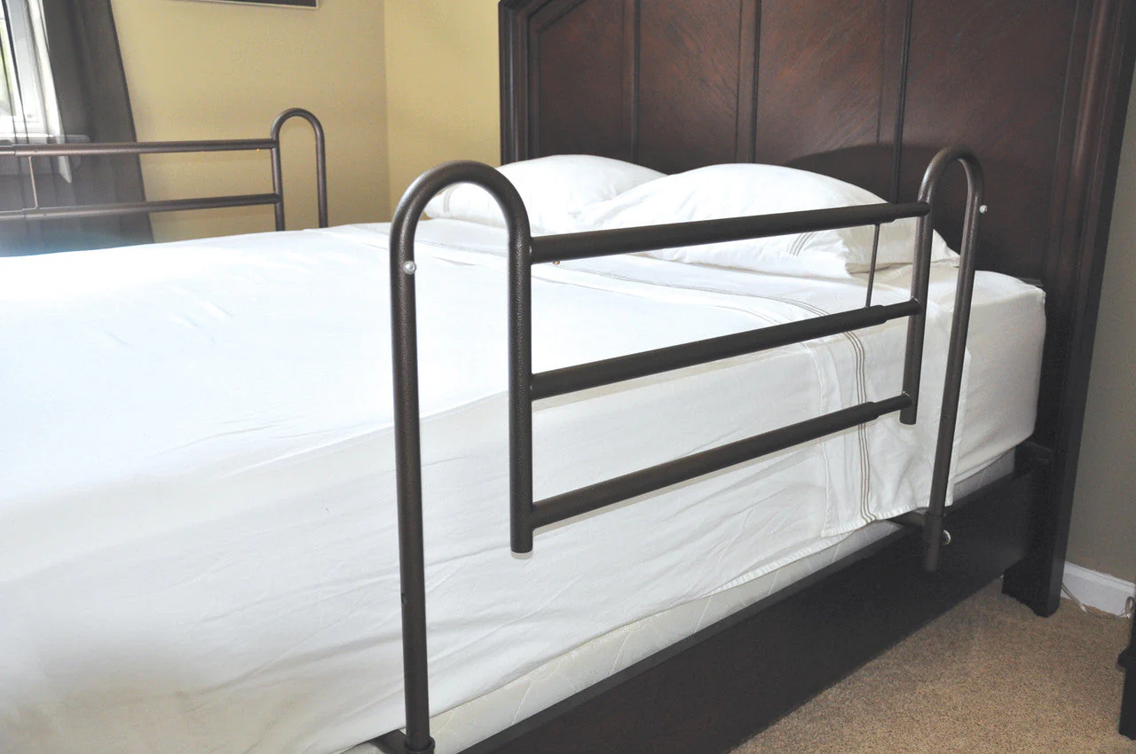 Home Bed Style Adjustable Length Bed Rails (Pair) - Image 3