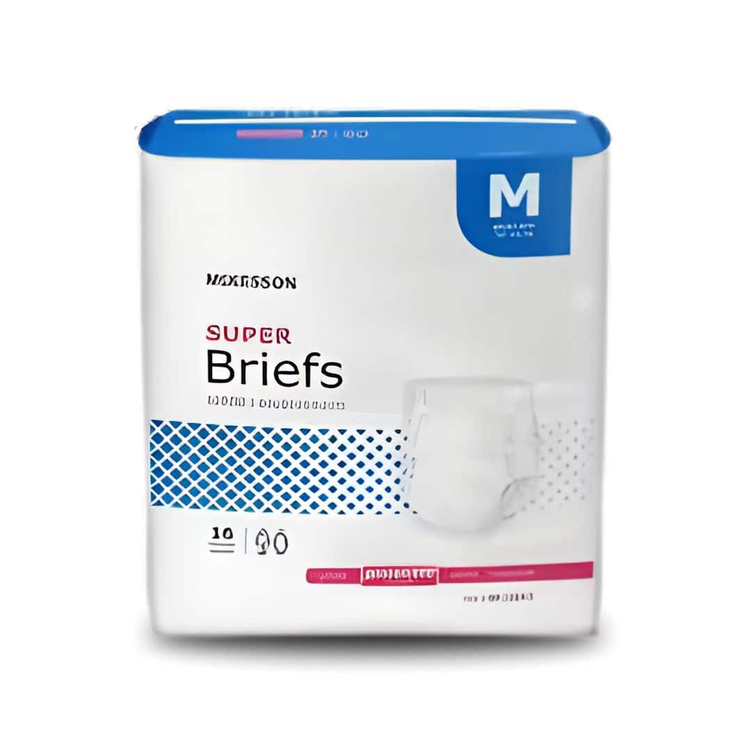 Incontinence Brief McKesson Adult Unisex Disposable Moderate Absorbency