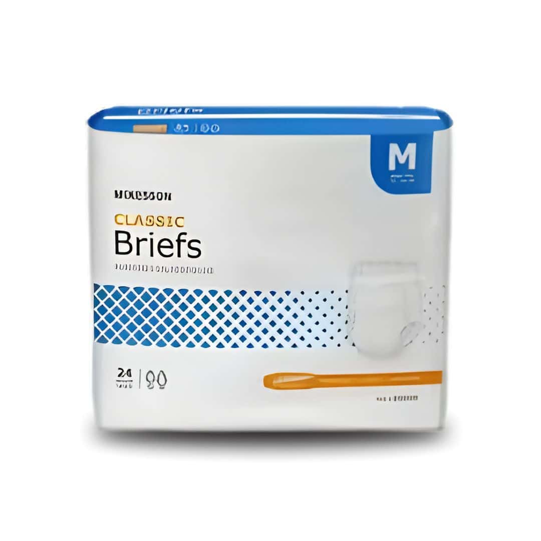 Incontinence Brief McKesson Classic Adult Unisex Disposable Light Absorbency