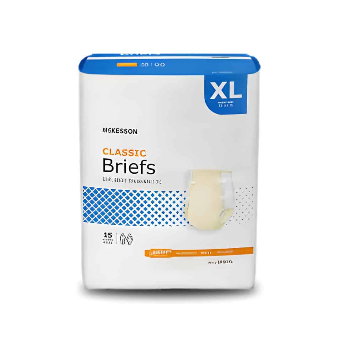 Incontinence Brief McKesson Classic Adult Unisex Disposable Light Absorbency - Image 2