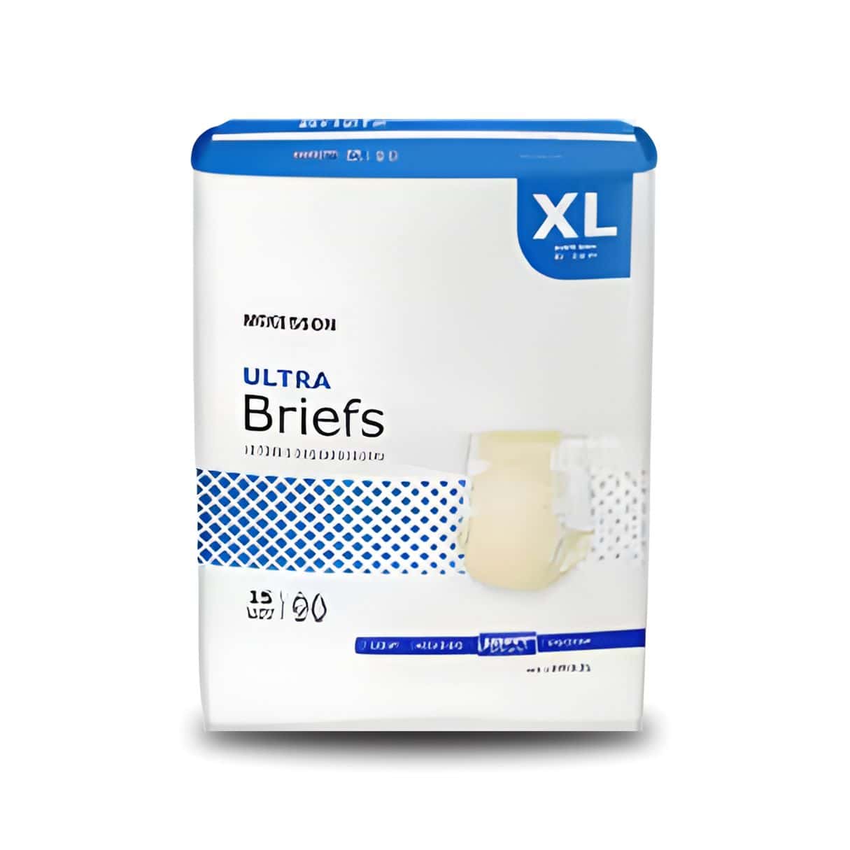 Incontinence Brief McKesson Ultra Adult Unisex Disposable Heavy Absorbency - Image 4