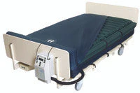 Invacare Bariatric Big & Tall Full-Electric Bed 39" to 48"W x 88"L Mattress with Extension Bolster extends 80" Mattress to 88"L, Half-Rails, & Battery Backup - Image 3