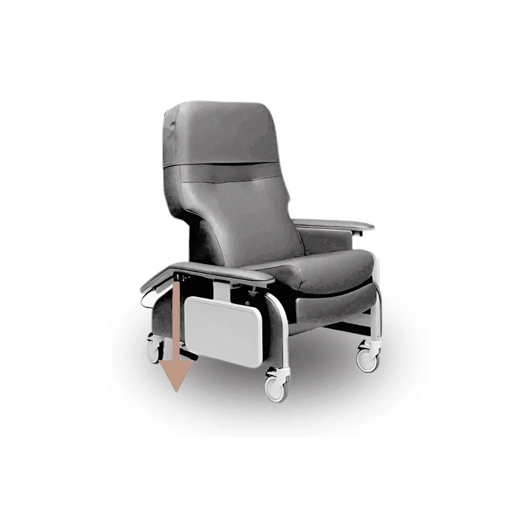 Lumex Deluxe Clinical Recliner with Drop Arms - Image 24