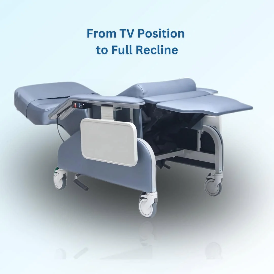 Lumex Deluxe Clinical Recliner with Drop Arms - Image 5