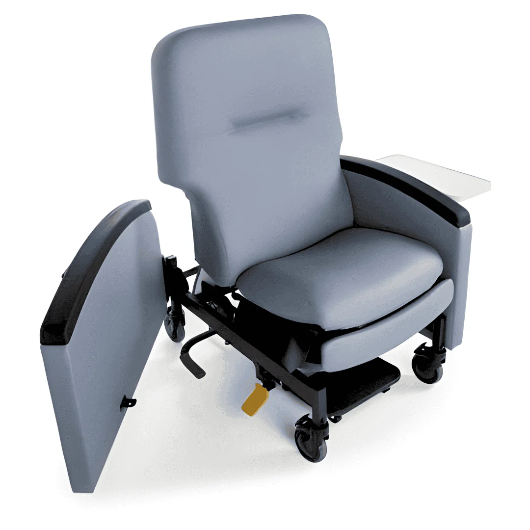 Lumex Pivot-Arm Clinical Care Recliner with Swing Away Arms - Image 10