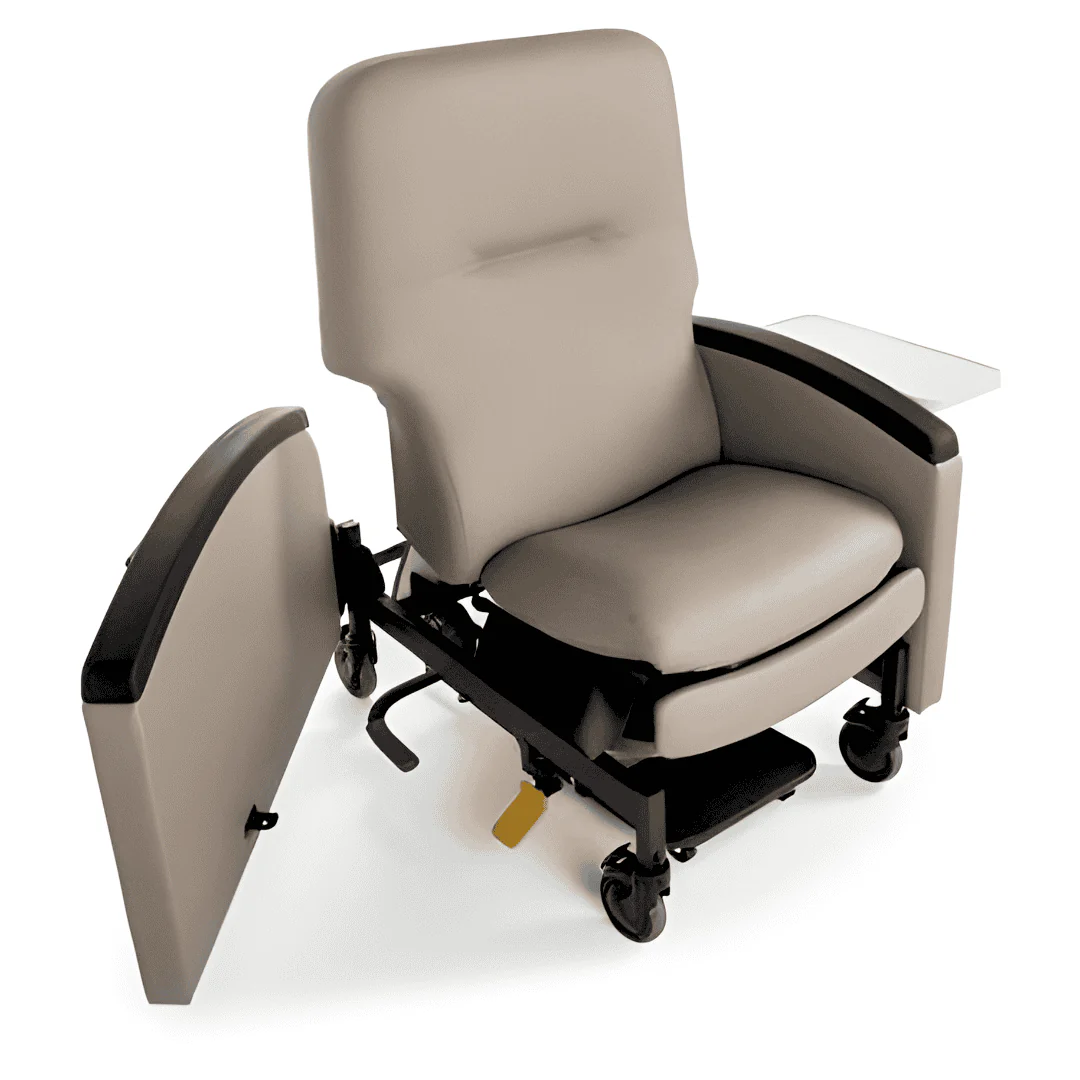 Lumex Pivot-Arm Clinical Care Recliner with Swing Away Arms - Image 11