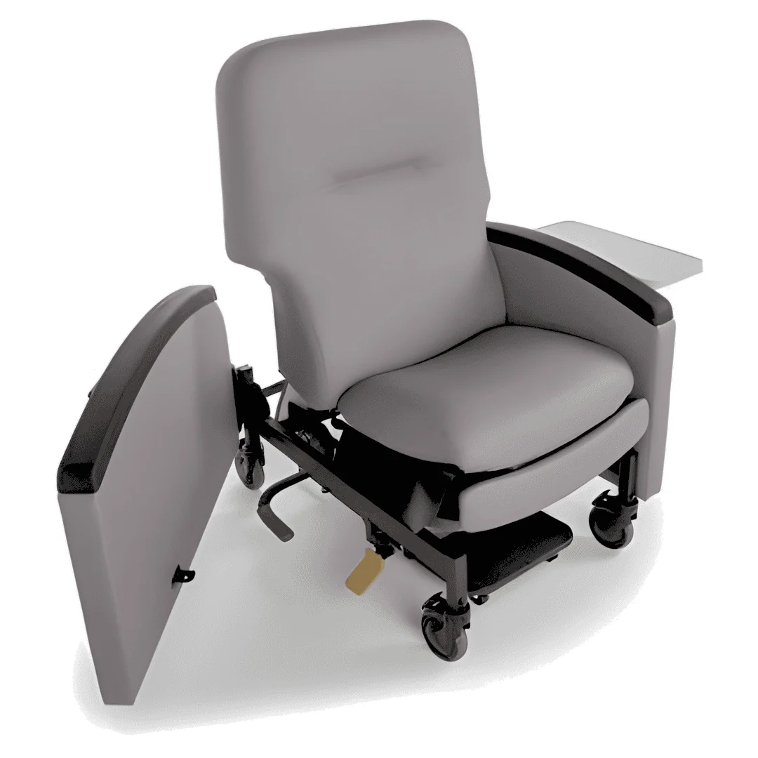 Lumex Pivot-Arm Clinical Care Recliner with Swing Away Arms - Image 23