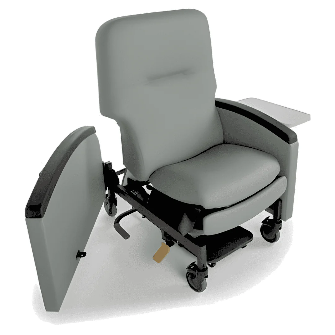 Lumex Pivot-Arm Clinical Care Recliner with Swing Away Arms - Image 24