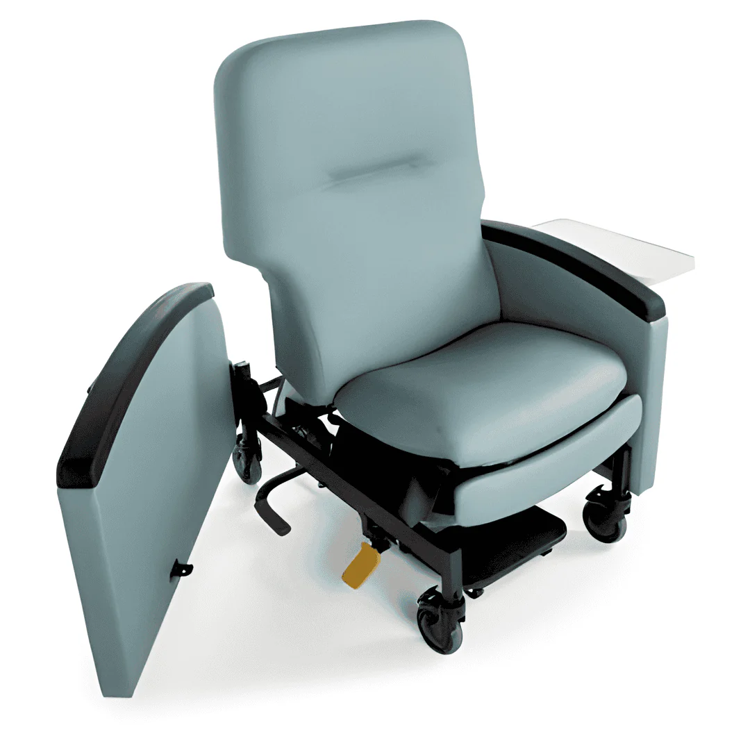 Lumex Pivot-Arm Clinical Care Recliner with Swing Away Arms - Image 31