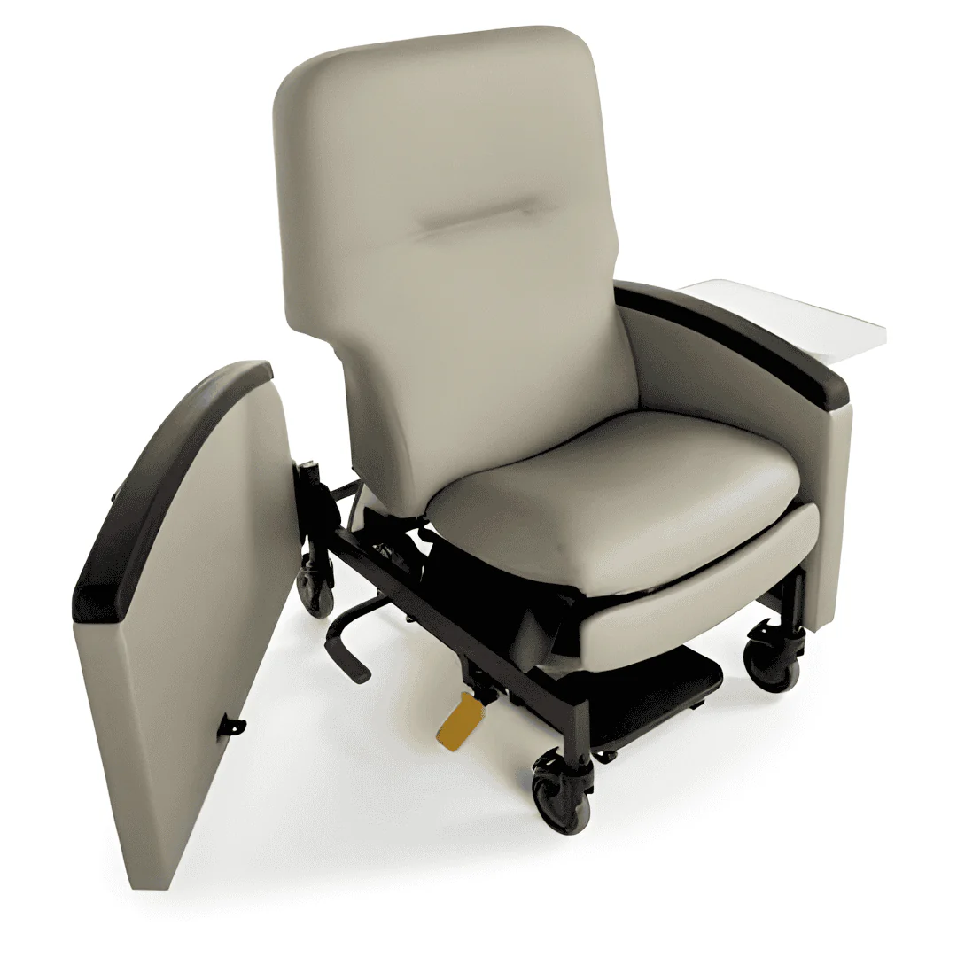 Lumex Pivot-Arm Clinical Care Recliner with Swing Away Arms - Image 7