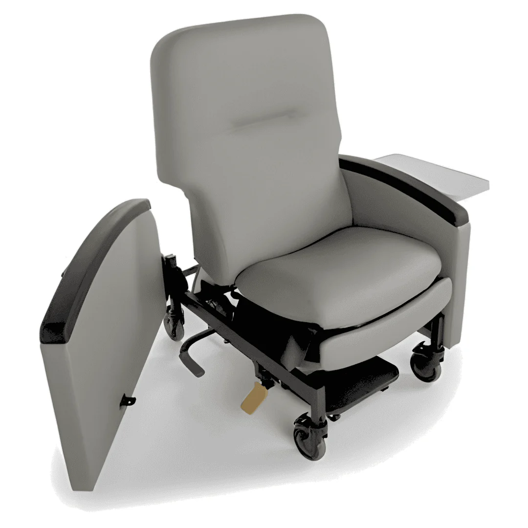 Lumex Pivot-Arm Clinical Care Recliner with Swing Away Arms - Image 8