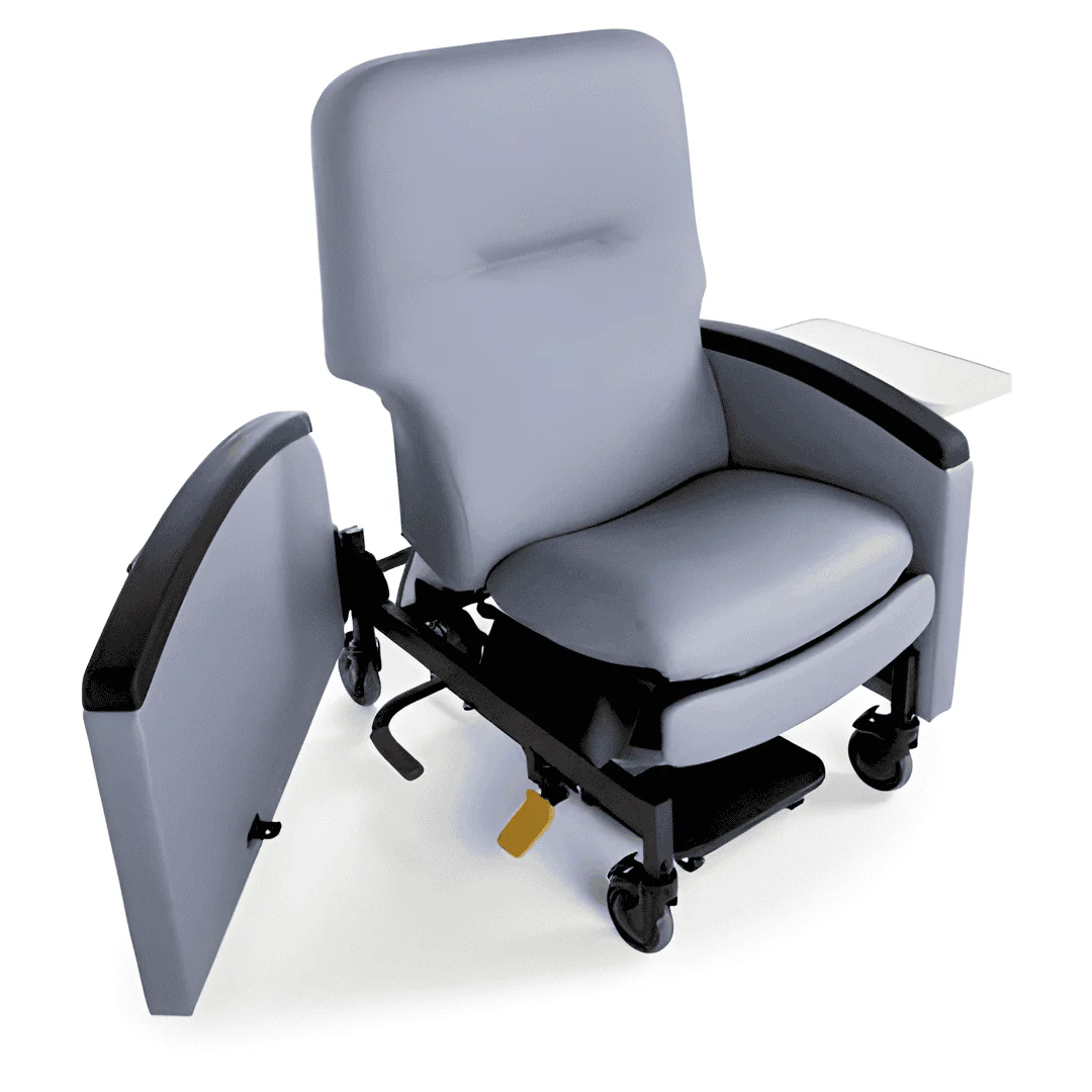 Lumex Pivot-Arm Clinical Care Recliner with Swing Away Arms - Image 9