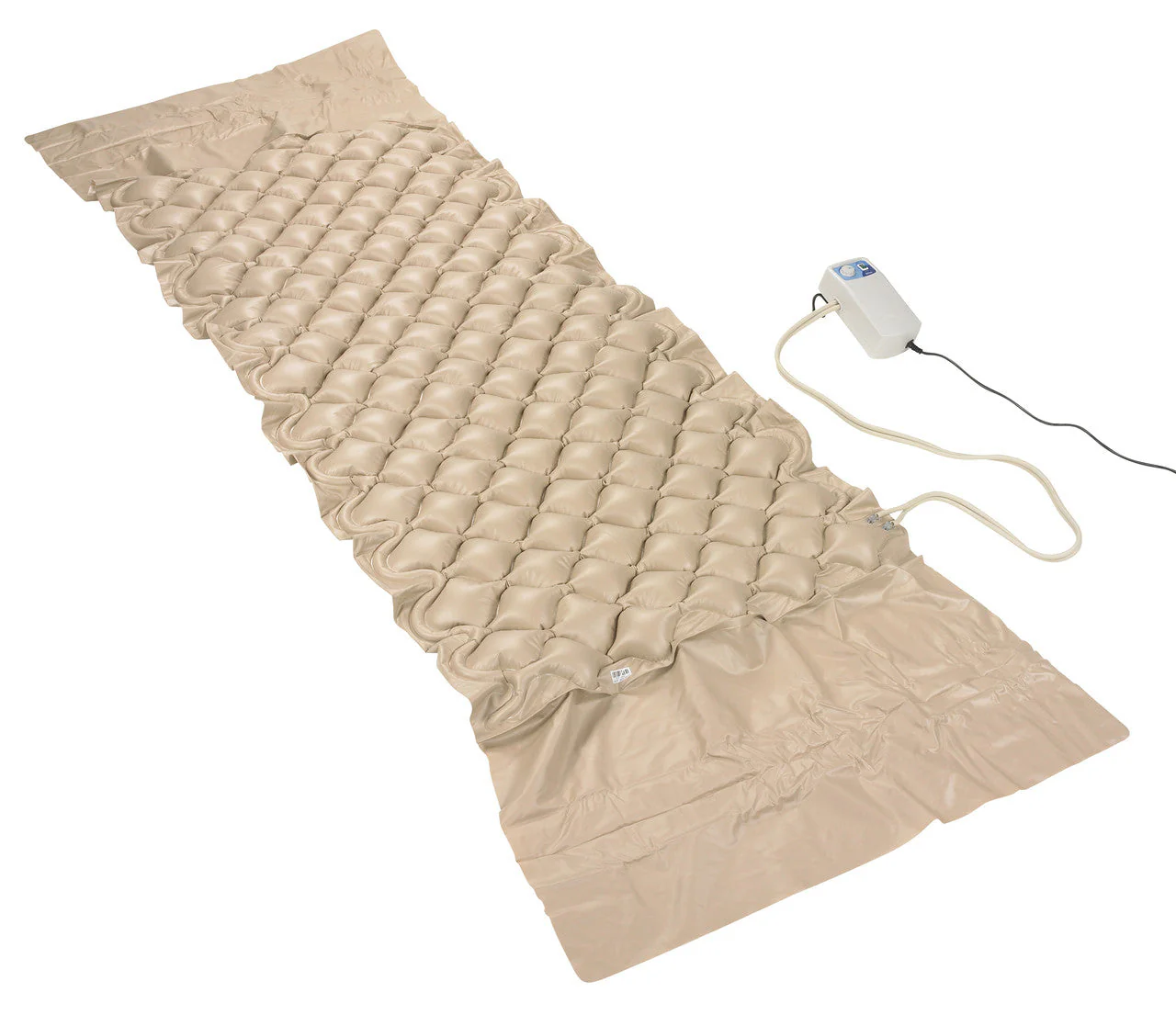 Med-Aire Alternating Pressure Pump & Pad with End Flaps, 36"W x 123"L x 2.5"H - Image 3