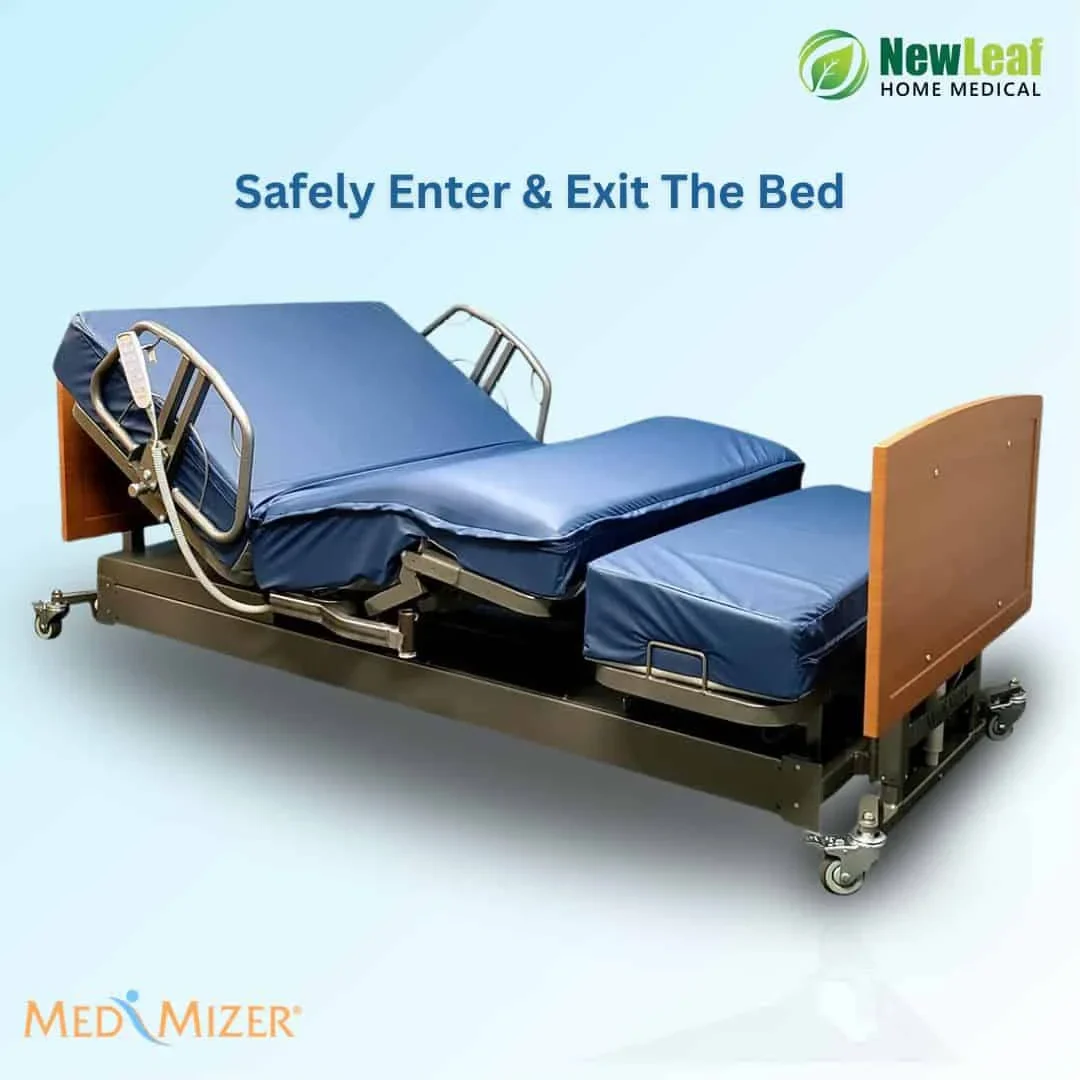 Med-Mizer ActiveCare SafeTurn Fixed Height Hospital Bed for Home - Image 2