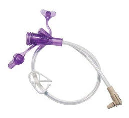 Mini ONE Continuous Feeding Sets, Right Angle Connector w/ Y-Port Adapter, 12" & 24"L