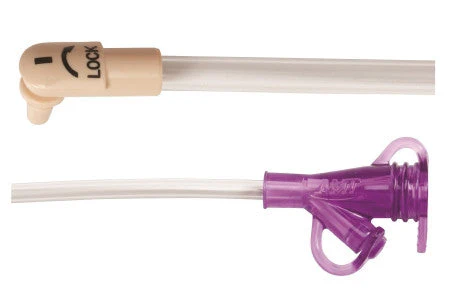 Mini ONE Continuous Feeding Sets, Right Angle Connector w/ Y-Port Adapter, 12" & 24"L - Image 2