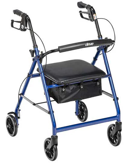 Drive Lightweight Walker Rollator - User Height 5'2" to 6'0"