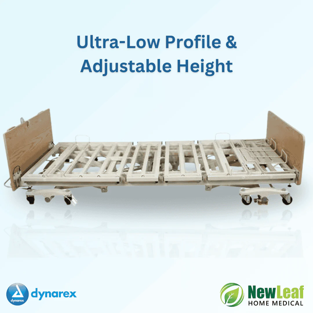 Dynarex DB300 Bariatric Long Term Care Bed with Expandable Deck & Trendelenburg - Image 3