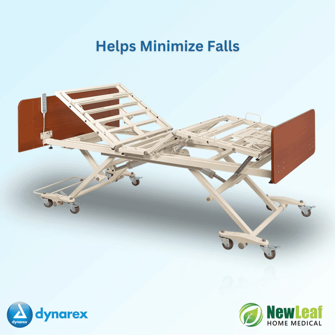 Dynarex DB600 Bariatric HD Long-Term Care Bed - 42" to 54" Width & 80" to 88" Length - Image 2
